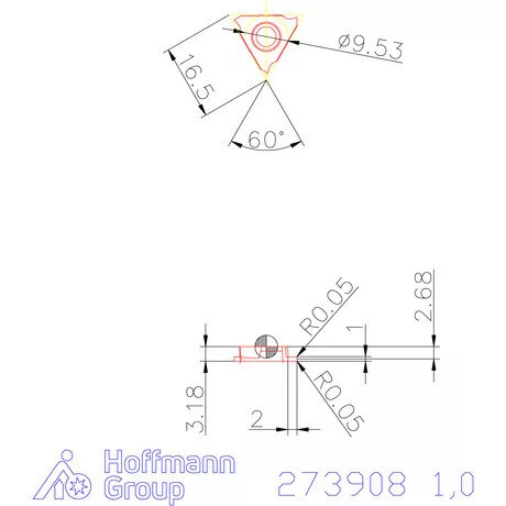 Garant Beszúró lapka balos 1,0 mm