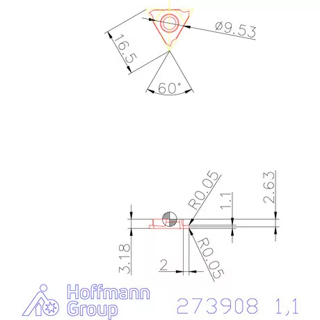 Garant Beszúró lapka balos 1,1 mm