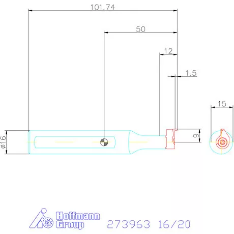 Garant Furatkés acél 16/20 mm