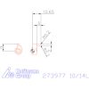 Garant Négyszög profilú váltólapka 10/14L mm