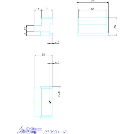 Garant Alaptartó levehető szárral 12 mm