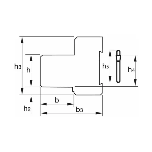 Garant Alaptartó levehető szárral 25 mm