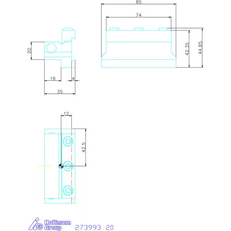 Garant Alaptartó levehető szárral 20 mm