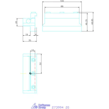 Garant Alaptartó levehető szárral 20 mm