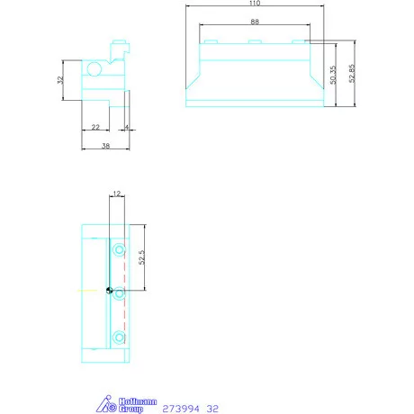 Garant Alaptartó levehető szárral 32 mm