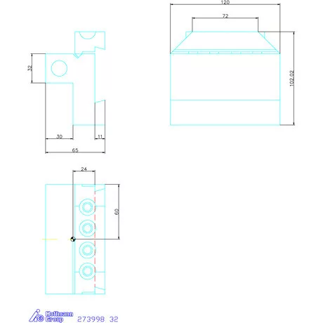 Garant Alaptartó levehető szárral 32 mm