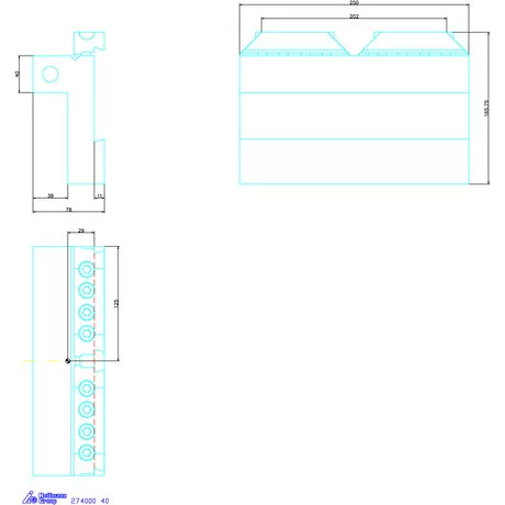 Garant Alaptartó levehető szárral 40 mm