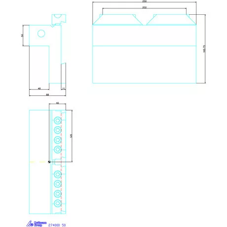Garant Alaptartó levehető szárral 50 mm