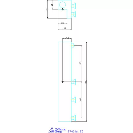 Garant Heavy-Duty-Plus tartó 25 mm