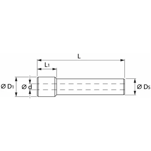 Garant Tartó keményfém betétekhez ⌀ d = 6 mm 20 mm