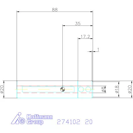 Garant Tartó keményfém betétekhez ⌀ d = 8 mm 20 mm