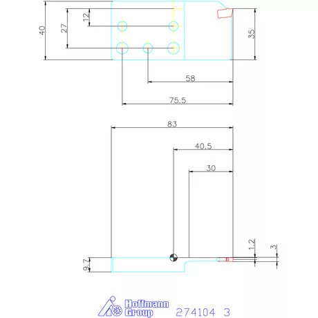 Garant Medium-Plus lapkatartó radiális beszúráshoz 3 mm
