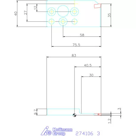 Garant Medium-Plus lapkatartó radiális beszúráshoz 3 mm