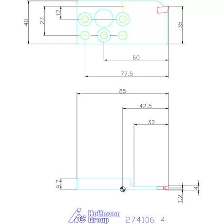 Garant Medium-Plus lapkatartó radiális beszúráshoz 4 mm