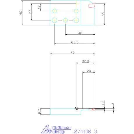 Garant Medium-Plus lapkatartó radiális beszúráshoz 3 mm