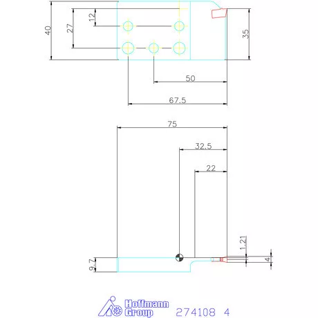 Garant Medium-Plus lapkatartó radiális beszúráshoz 4 mm