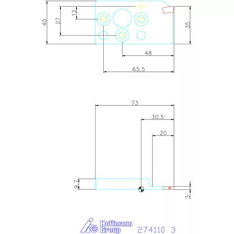 Garant Medium-Plus lapkatartó radiális beszúráshoz 3 mm