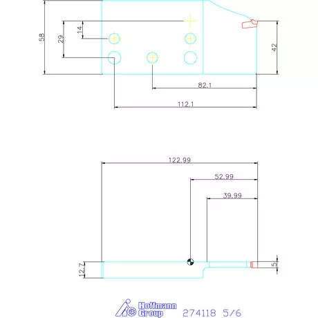 Garant Heavy-Duty lapkatartó radiális beszúráshoz 5/6 mm