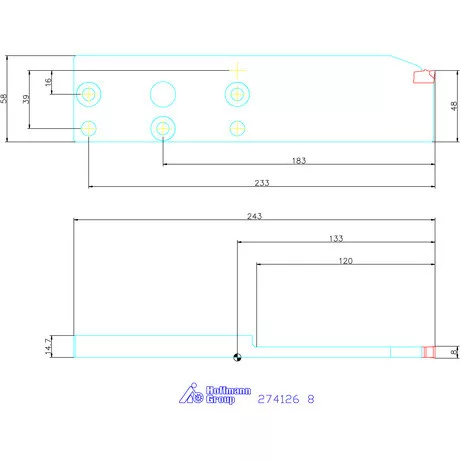 Heavy-Duty-Plus lapkatartó radiális beszúráshoz 8 mm