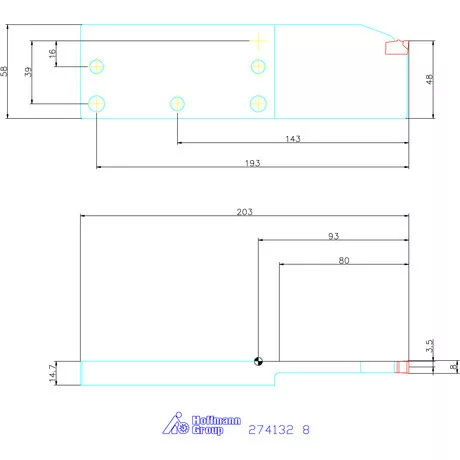 Heavy-Duty-Plus lapkatartó radiális beszúráshoz 8 mm