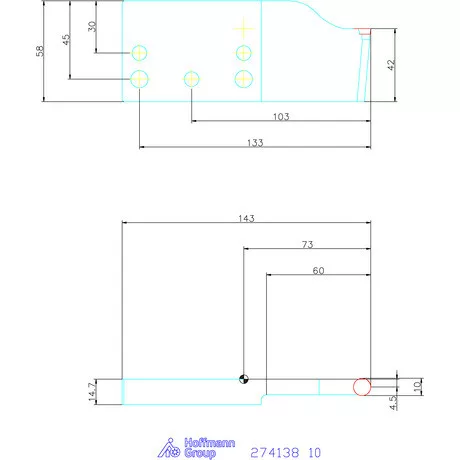Garant Heavy-Duty radiális lapkatartó 10 mm