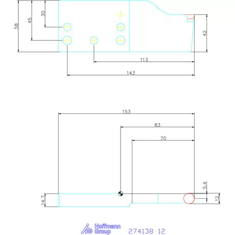 Garant Heavy-Duty radiális lapkatartó 12 mm