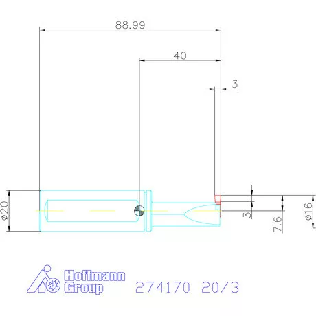 Garant Furatkés beszúró esztergáláshoz 20/3