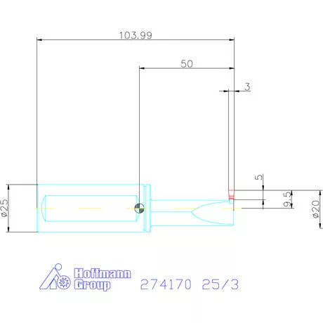 Garant Furatkés beszúró esztergáláshoz 25/3