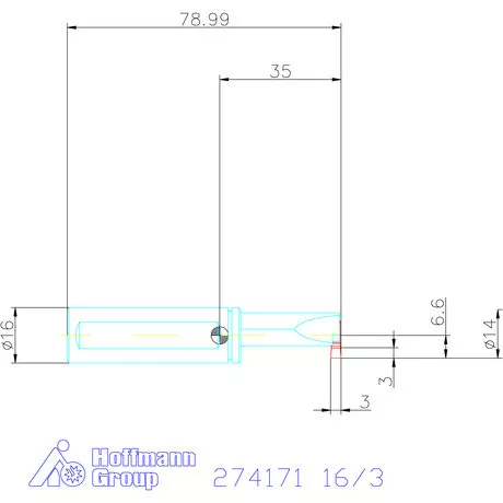 Garant Furatkés beszúró esztergáláshoz 16/3