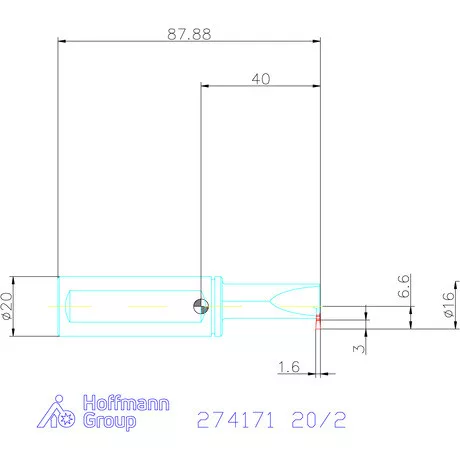 Garant Furatkés beszúró esztergáláshoz 20/2