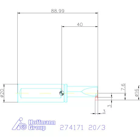 Garant Furatkés beszúró esztergáláshoz 20/3