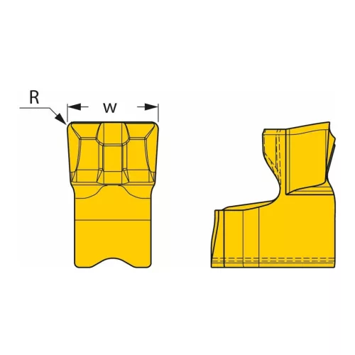 Iscar TANGGRIP TNF-IQ forgácsoló betétek 6/0,35 mm