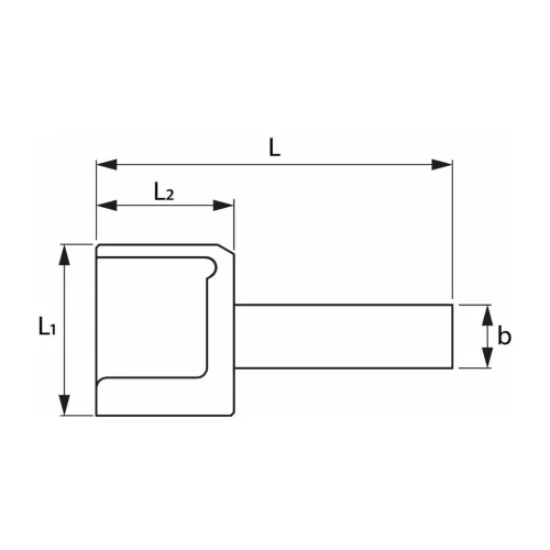 Garant Vario plus Eco tartó egyenes 0° 20 mm