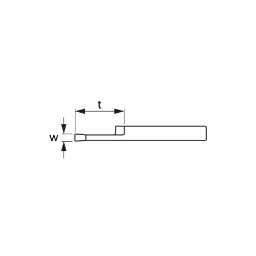 Garant Vario plus Eco lapkatartó egyenes 2 mm