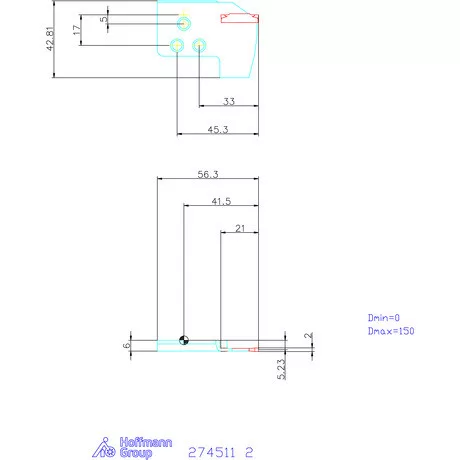 Garant Vario plus Eco lapkatartó egyenes 2 mm