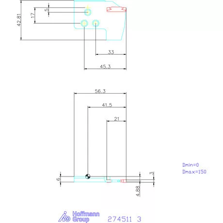 Garant Vario plus Eco lapkatartó egyenes 3 mm