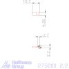 Garant Beszúró lapka egyenes 2,2 mm