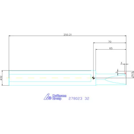 Holex Furatkés beszúró esztergáláshoz 32 mm