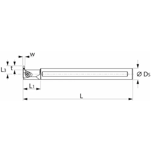 Holex Furatkés beszúró esztergáláshoz 25 mm