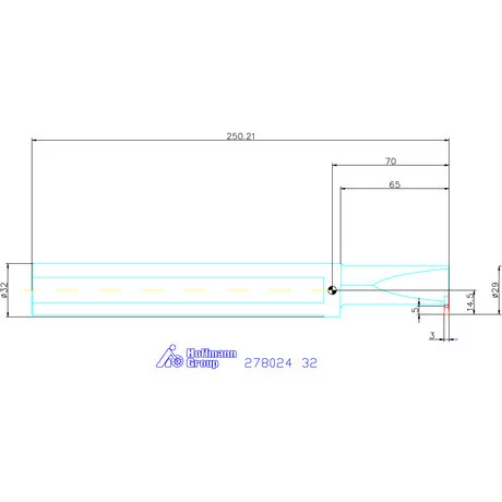 Holex Furatkés beszúró esztergáláshoz 32 mm