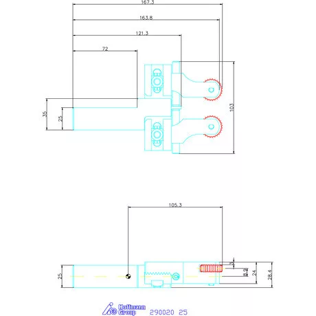 Zeus Gépi villa univerzális 25 mm