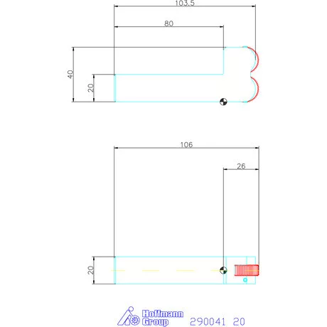 Zeus Eco ECO gépi villa univerzális 20 mm