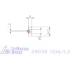 Zeus Recézőgörgő PM 15X6/1,2 mm