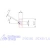 Zeus Recéző görgő PM 20X8/1,6 mm