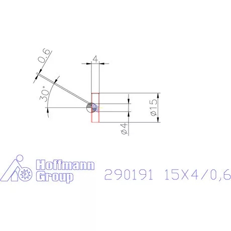 Zeus Recéző görgő PM 15X4/0,6 mm