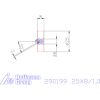 Zeus Recéző görgő PM 25X8/1,0 mm