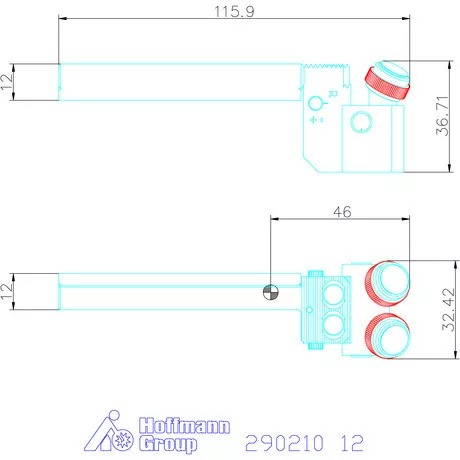 Zeus Recéző marószerszám univerzális 12 mm