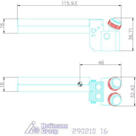 Zeus Recéző marószerszám univerzális 16 mm