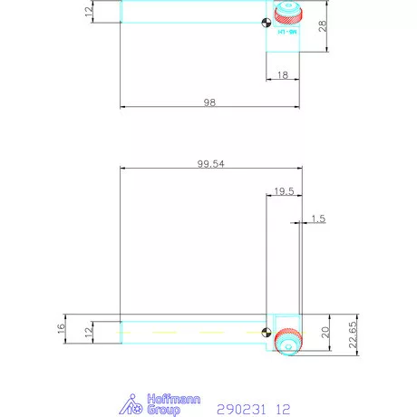 Zeus Eco ECO recéző marószerszám jobbos 12 mm