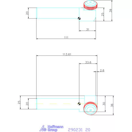 Zeus Eco ECO recéző marószerszám jobbos 20 mm